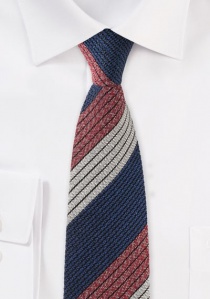 Cravatta da uomo con design a righe stravaganti