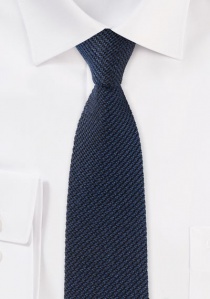 Cravatta business a righe blu notte Superficie