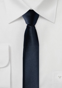 Cravatta extra stretta navy