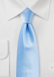 Cravatta strutturata uni blu ghiaccio