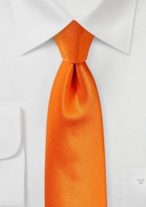 Cravatta business struttura uni arancione
