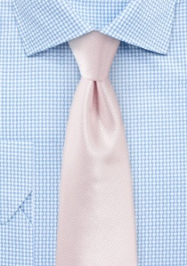 Cravatta business struttura uni blush-rosé