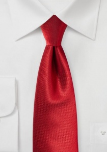 Cravatta da uomo strutturata in rosso