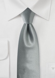 Cravatta business struttura uni grigio argento
