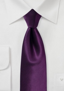 Cravatta struttura uni viola