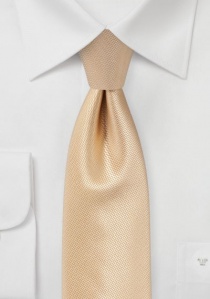 Cravatta strutturata uni beige
