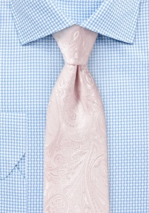 Cravatta dignitosa con motivo paisley blush
