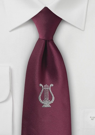 Krawatte Lyra bordeaux Krawatte Lyra bordeaux