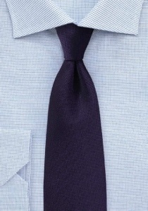 Cravatta morbida texture viola