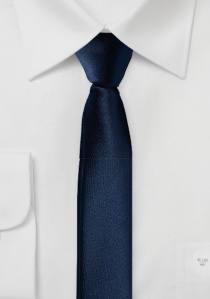Cravatta extra stretta navy
