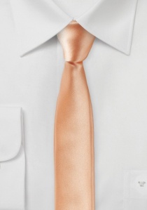 Cravatta extra stretta da uomo albicocca