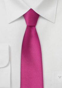 Cravatta sottile Limoges magenta