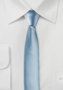 Cravatta extra stretta blu chiaro