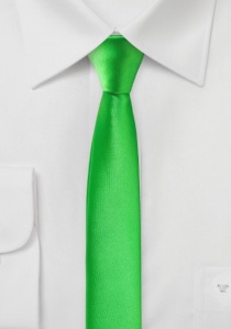 Cravatta uomo extra slim verde