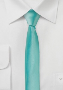 Cravatta extra stretta verde menta
