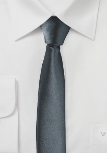 Cravatta extra slim antracite