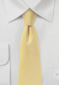 Cravatta struttura a righe giallo chiaro