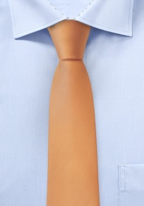 Cravatta da uomo strutturata arancione pallido