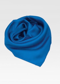 Sciarpa da donna in seta Azzurro Unicolore