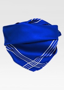 Asciugamano da donna con bordo a righe blu