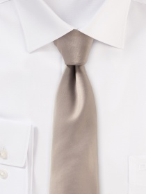 Cravatta in seta elegante grigio argento