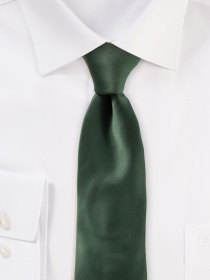 Cravatta di seta alla moda verde bottiglia