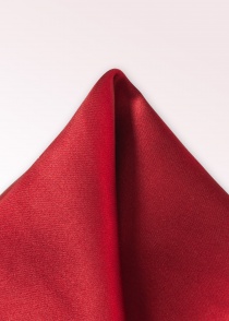 Quadro da taschino in seta tinta unita rosso