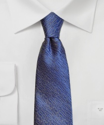 Cravatta struttura a onda blu