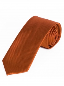 Cravatta da uomo monocromatica arancione