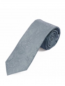Cravatta di grande effetto paisley grigio