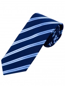 Cravatta a righe blu chiaro blu navy
