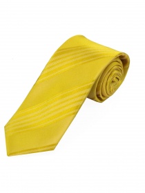 Superficie della cravatta a righe giallo oro