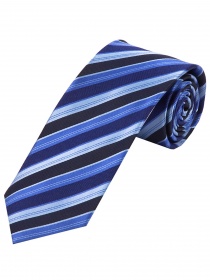 Cravatta da uomo con motivo a righe blu navy blu