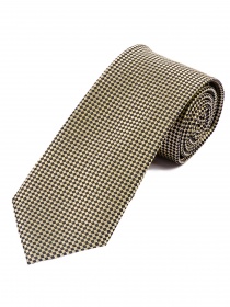 Cravatta con struttura sottile e decoro nero