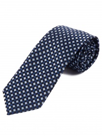 Cravatta con struttura stretta blu navy blu cielo