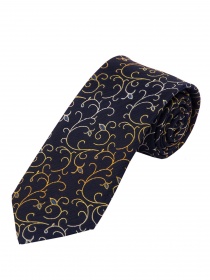 Cravatta extra stretta da uomo con disegno