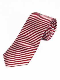 Cravatta a righe rosse e bianche