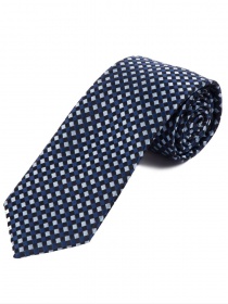 Cravatta con struttura a cialda raffinata Blu navy