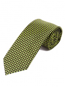 Cravatta raffinata con struttura waffle verde nero