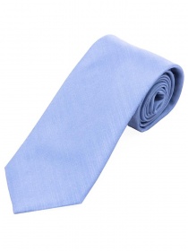 Cravatta in raso di seta tinta unita blu cielo