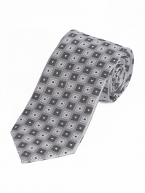 Cravatta d'affari ornamenti quadrati d'argento