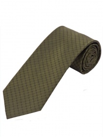 Cravatta marrone verde con struttura
