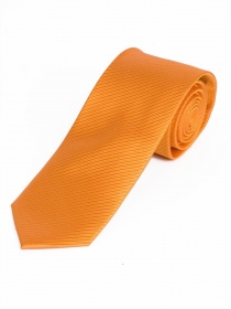 Krawatte monochrom Streifen-Struktur orange