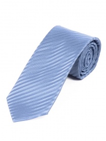 Cravatta struttura a righe tinta unita blu chiaro