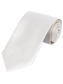 Cravatta linea liscia superficie bianco perla