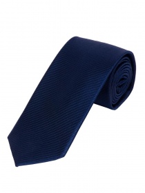 Cravatta linea semplice struttura blu scuro