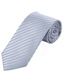 Krawatte monochrom Streifen-Struktur hellgrau