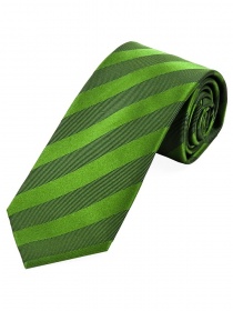 Cravatta monocromatica a righe superficie verde