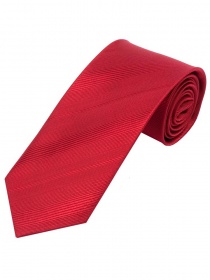 Cravatta uomo a righe lisce struttura rossa