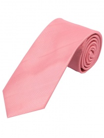 Cravatta monocromatica a righe superficie rosé